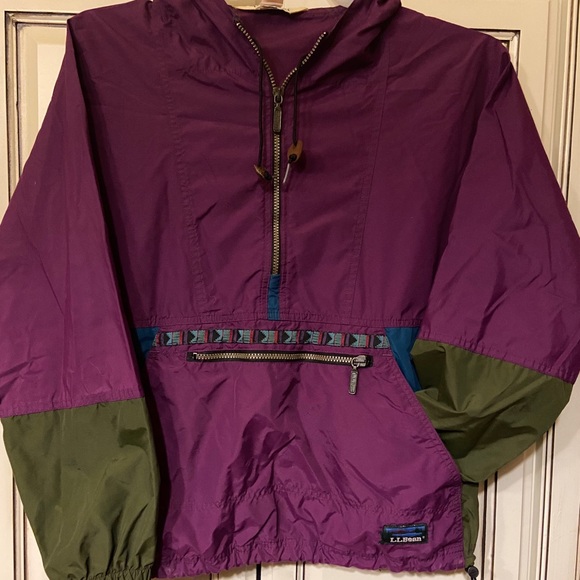 L.L. Bean Jackets & Blazers - Vintage LL Bean Aztec anorak windbreaker S